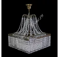 Люстра хрустальная Квадрат Плюс Гамма Под Бронзу