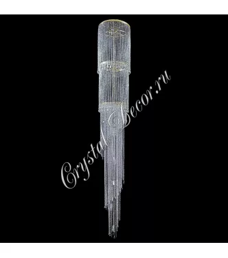 Люстра хрустальная Италия Винтаж 3 яруса (Журавль) d50-h3500mm