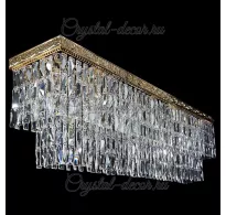 Люстра хрустальная Италия 6 Прямоугольник (Пластина)