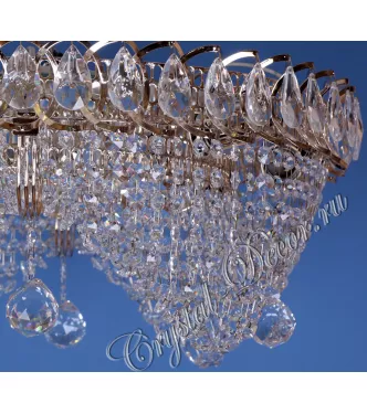 Люстра хрустальная Кольцо Волна
